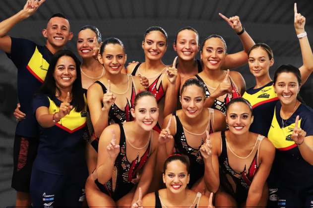Colombia se coronó campeón suramericano de natación artística por equipos