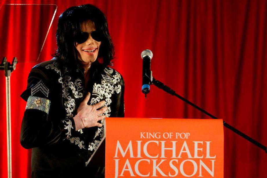 Michael Jackson en la rueda de prensa de la gira "This is it". / Archivo