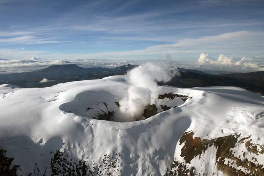 El Nevado del Ruiz se encuentra en nivel de actividad Amarillo desde el 2012.