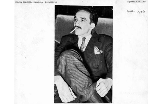 Gabriel García Márquez, a finales de la década del 50. / Archivo-El Espectador