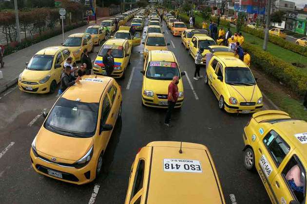 Taxistas anunciaron nuevo paro en Bogotá el próximo 14 de mayo: ¿cuál es la razón?