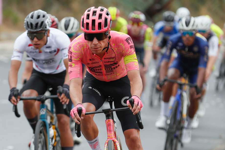 Rigoberto Urán esta semana en el Tour Colombia 2024.
