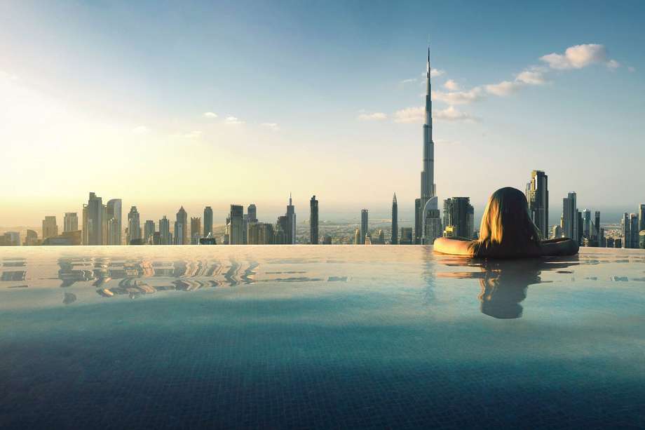 SLS Dubai ofrece incomparables vistas despejadas de 360 grados sobre la ciudad.