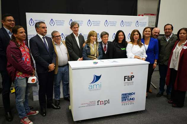 Partidos firmaron pacto político en favor de la libertad de prensa para las elecciones de octubre