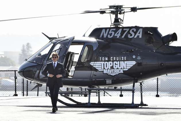 Video: ¿cómo llegó Tom Cruise a la premier de “Top Gun: Maverick”?