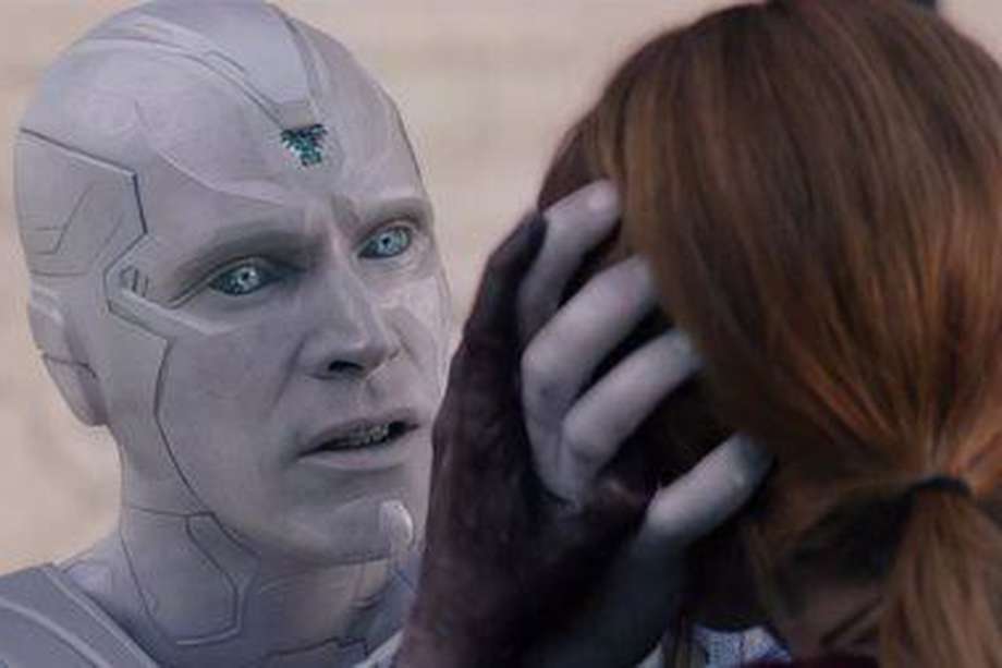 El actor Paul Bettany en su interpretación de Visión dentro del Universo Marvel.