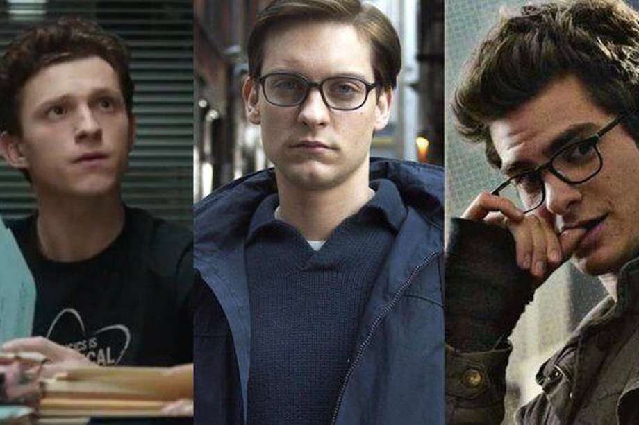 Tom Holland, Tobey Maguire y Andrew Garfield en sus interpretaciones de Peter Parker (Spider- Man).