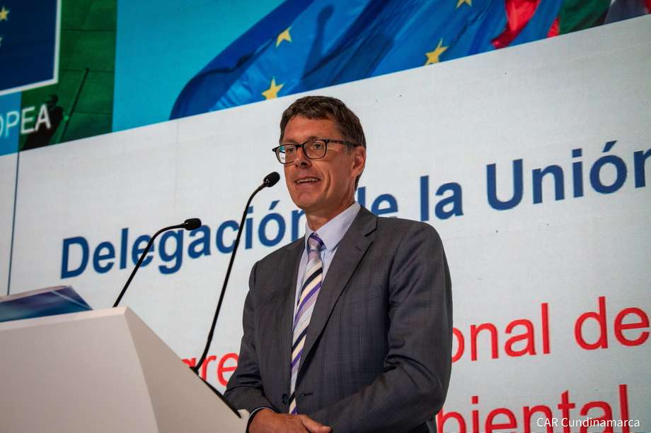 Tobias Biermann, agregado de Medio Ambiente, Clima y Empleo de la Delegación de la Unión Europea en Colombia.