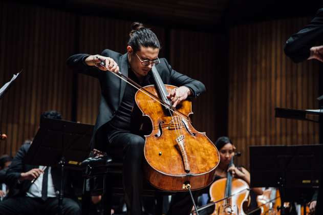 El violonchelista Santiago Cañón-Valencia estará en concierto con Filarmed