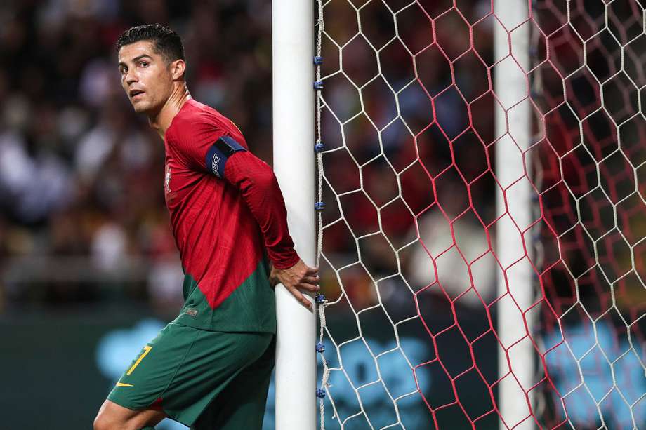 Cristiano Ronaldo, en un partido con la selección de Portugal. 