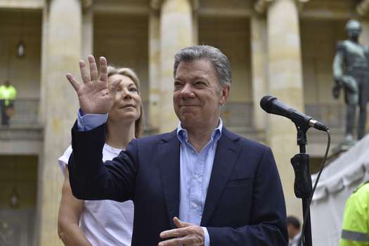 El actual jefe de Estado, Juan Manuel Santos, se despedirá de la Presidencia el próximo 7 de agosto.  / SIG