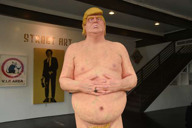 Estatua de Trump desnudo, subastada por 28.000 dólares