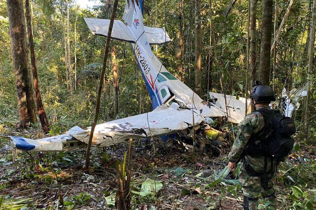 Rescate de víctimas de aeronave desaparecida