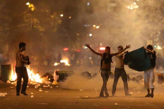 Violenta protesta en Río de Janeiro a dos meses del Mundial