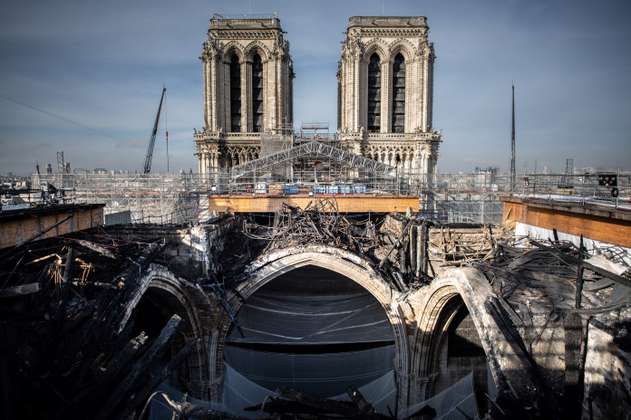 Notre Dame: la histórica catedral aún se recupera del incendio