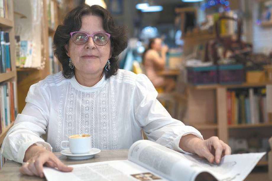 Patricia Melo fundó la librería Exlibris en el barrio Carlos E. Restrepo, de Medellín, el 19 de marzo de 2013./ Juan Fernando Ospina