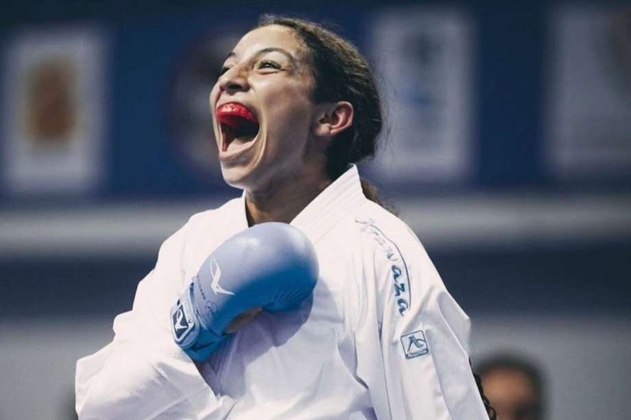 Sofía Cárdenas consiguió la medalla de oro en la Karate 1-Series A Larnaca 2023 y dos platas en Open Marsella y en San Salvador 2023.