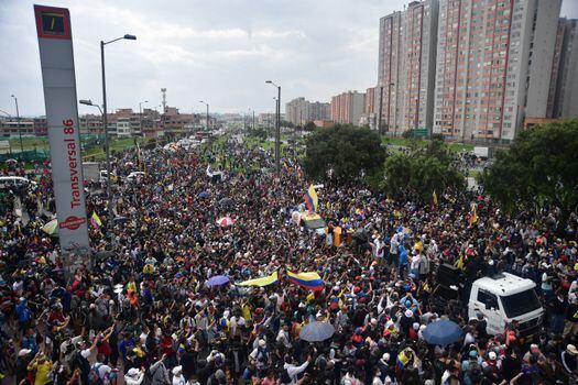 En total son seis puntos de encuentro para las manifestaciones en Bogotá.
