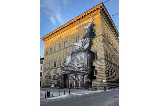 Con una instalación en el palacio Strozzi, denuncian en Florencia  ‘la herida’ de los museos vacíos por el Covid-19