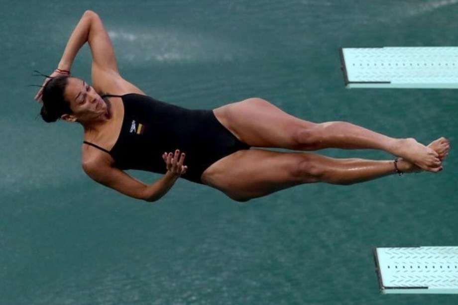 Diana Pineda fue una de las deportistas que logró cupo a los Olímpicos este lunes.