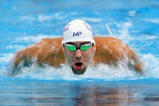 Michael Phelps nadador estadounidense. Foto: AFP