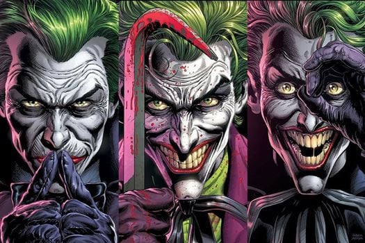 Estas son las tres versiones del Joker, diferentes pero similares, a las que tendrán que enfrentarse Batman y el resto de vigilantes de Gotham en la nueva miniserie de DC Comics.