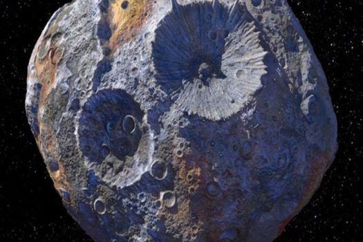 El asteroide Psyche 16, descubierto en 1852, mide 226 kilómetros de diámetro y se localiza a 370 millones de kilómetros de la Tierra.