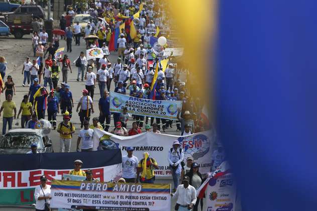 Marchas 1 de mayo: así fue la jornada en Medellín, Cali y otras ciudades