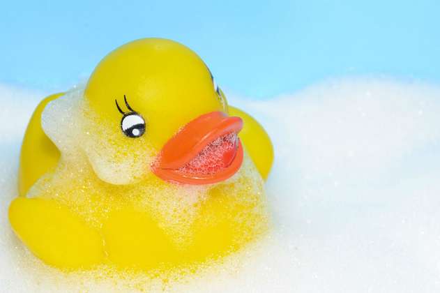 Los patos de hule, el juguete de baño que tiene más bacterias