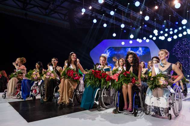 "Todas ganadoras" en concurso de Miss Mundo en silla de ruedas