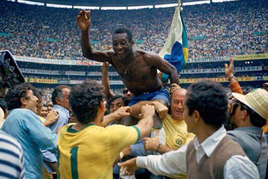 Pelé alcanzó en México 70 su tercer título mundial con la selección brasileña. / Archivo