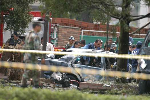 El 19 de octubre de 2006, gracias a la infiltración de Marilú Ramírez, las Farc pusieron un carro bomba en la Escuela Superior de Guerra, en el norte de Bogotá. / Archivo El Espectador