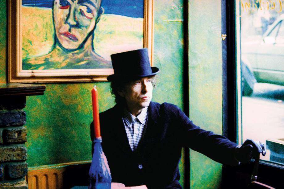 Imagen facilitada por Ana María Vélez-Wood del rodaje de Bob Dylan del vídeo "Blood in my eyes" (Sangre en mis ojos), que se expone en Londres. / Efe