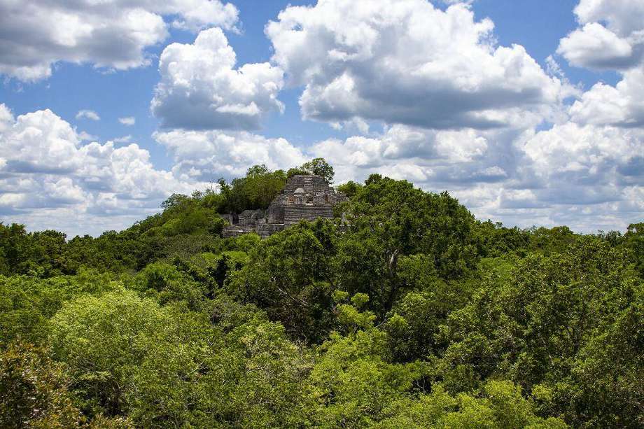 Calakmul es un yacimiento arqueológico prehispánico maya, situado en el sureste del estado mexicano de Campeche.