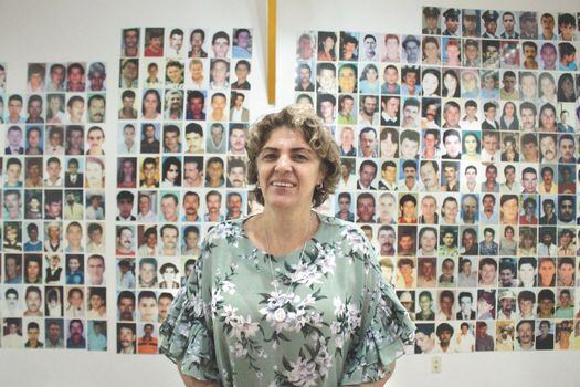 Gloria Quintero es líder de Asovida. Su hermano lleva 19 años desaparecido. / María Camila Ramírez Cañón
