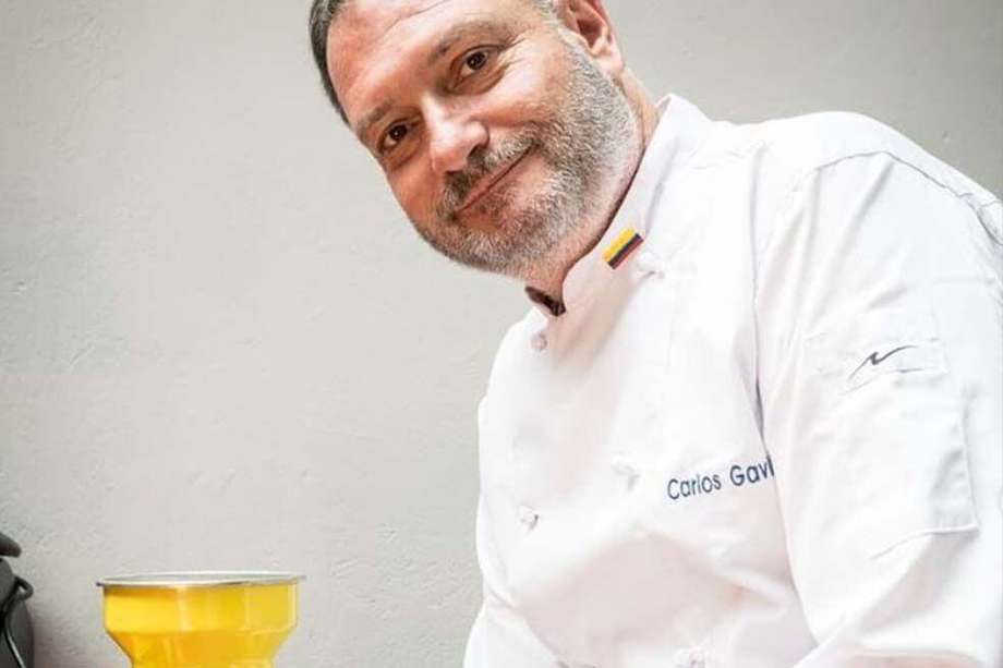 Carlos Gaviria, chef colombiano.