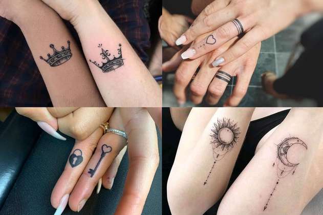 5 Tatuajes para parejas más populares y su significado