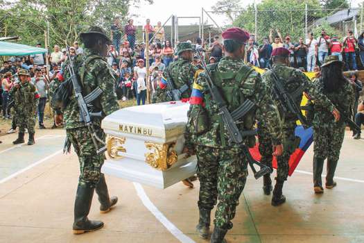 Mayimbú murió en medio de un operativo del Ejército en junio de 2022. / AFP