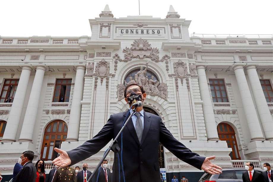 El presidente Martin Vizcarra, ingeniero civil, de 57 años, tuvo una de las presidencias más accidentadas y breves de las últimas década en Perú.