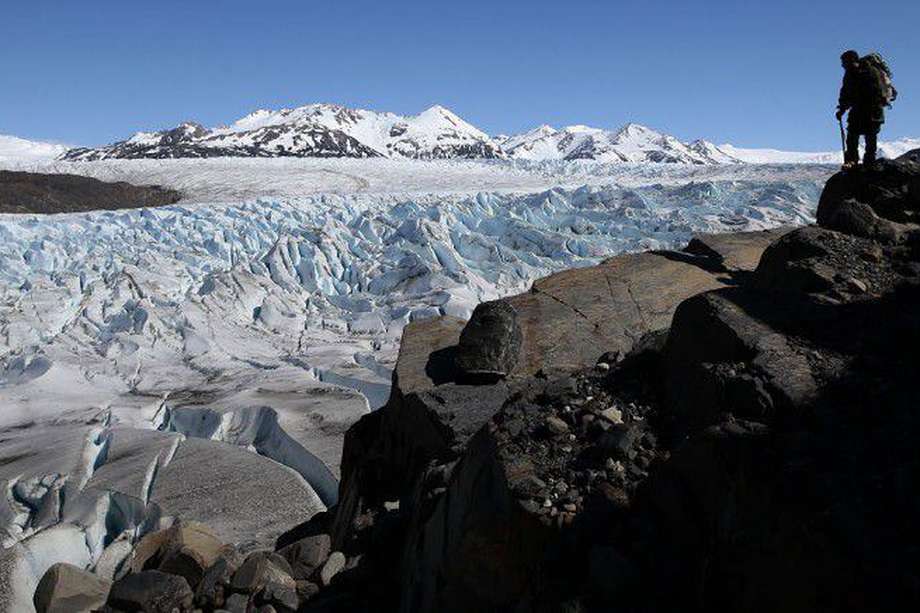 Glaciar Grey en el Parque Nacional Torres del Paine (Chile).