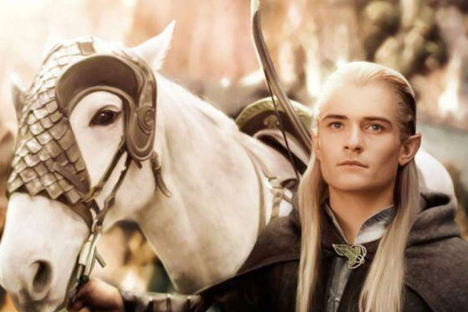 Orlando Bloom interpretó al elfo Legolas en las películas de "El señor de los anillos" de Peter Jackson.