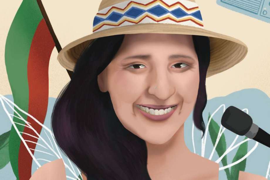 Beatriz Cano se formó como comunicadora en Medellín y llegó al norte del Cauca, Colombia, en 2014. Allí se enamoró de la comunicación propia y se volvió parte esencial del equipo de la emisora Radio Payumat.