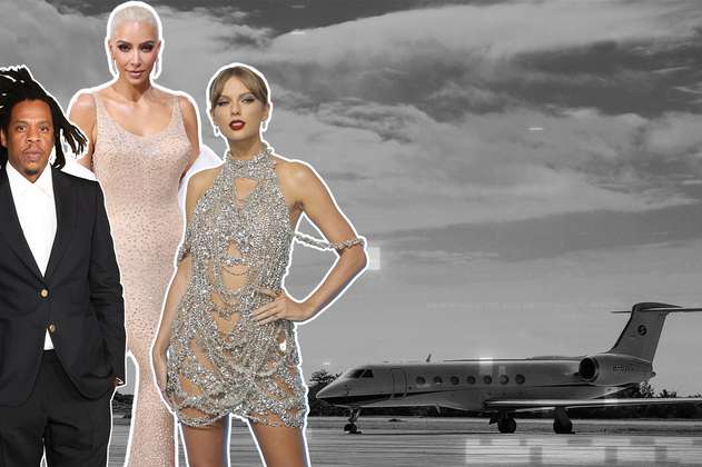 Taylor Swift y Kim Kardashian: ¿Cuánto contaminan sus aviones privados?
