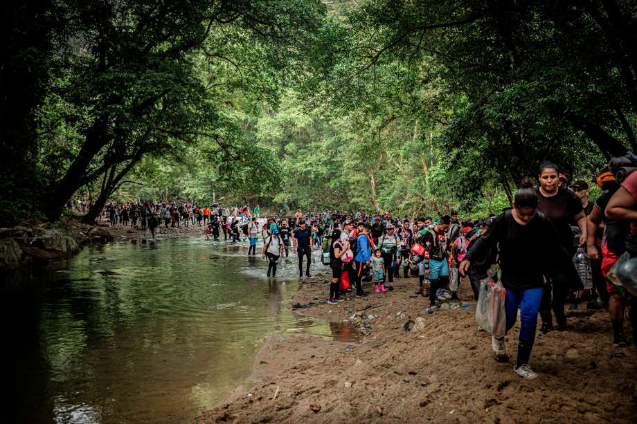 Tan solo en enero de este año cruzaron el tapón del Darién 36.001 personas, de acuerdo con cifras de Migración Panamá. 