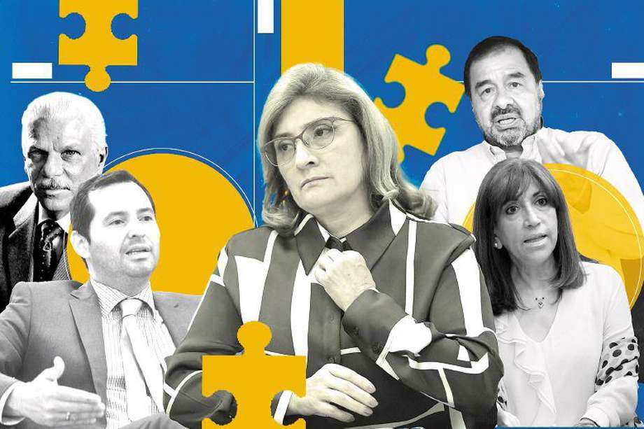 Guillermo Mendoza Diago, Martha Lucía Zamora, Jorge Fernando Perdomo, Fabio Espitia y Martha Mancera han sido fiscales encargados. / El Espectador