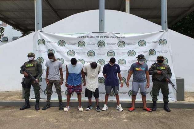 Capturan a presuntos miembros de la banda “Los Mexicanos” en Quibdó