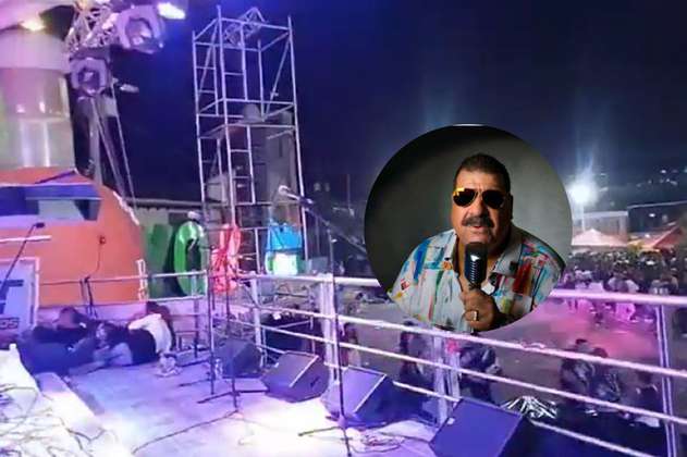 Video: Maelo Ruiz se llevó fuerte susto por disparos en su concierto, esto pasó