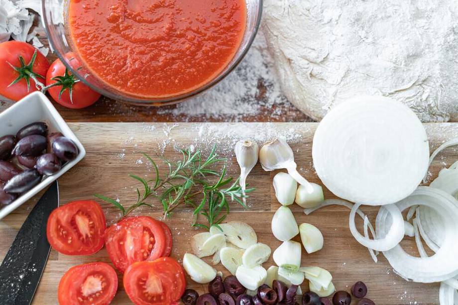 La salsa napolitana es una receta tradicional italiana. 