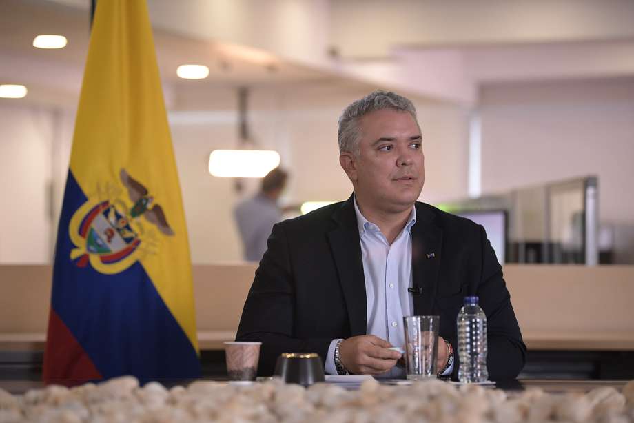 Presidente de Colombia, durante una entrevista realizada en las instalaciones de El Espectador.
