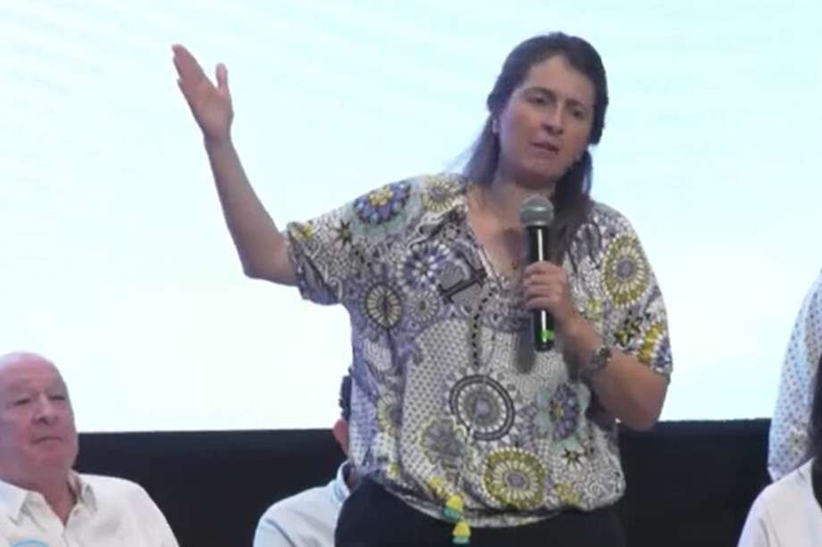 La senadora Paloma Valencia intervino en el foro del Centro Democrático "Las regiones vuelven al centro", en Cartagena.